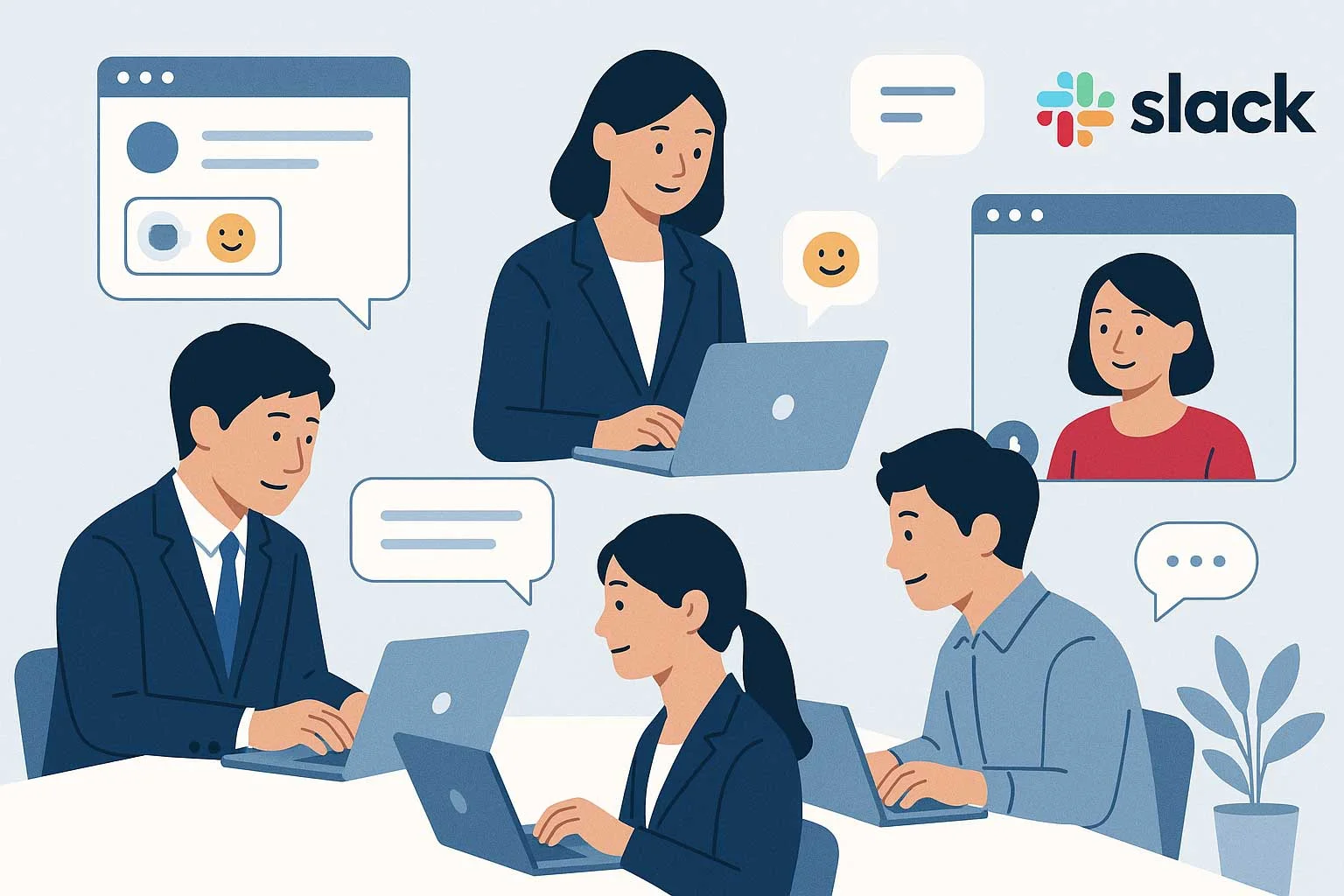 Slackを中心としたコミュニケーション