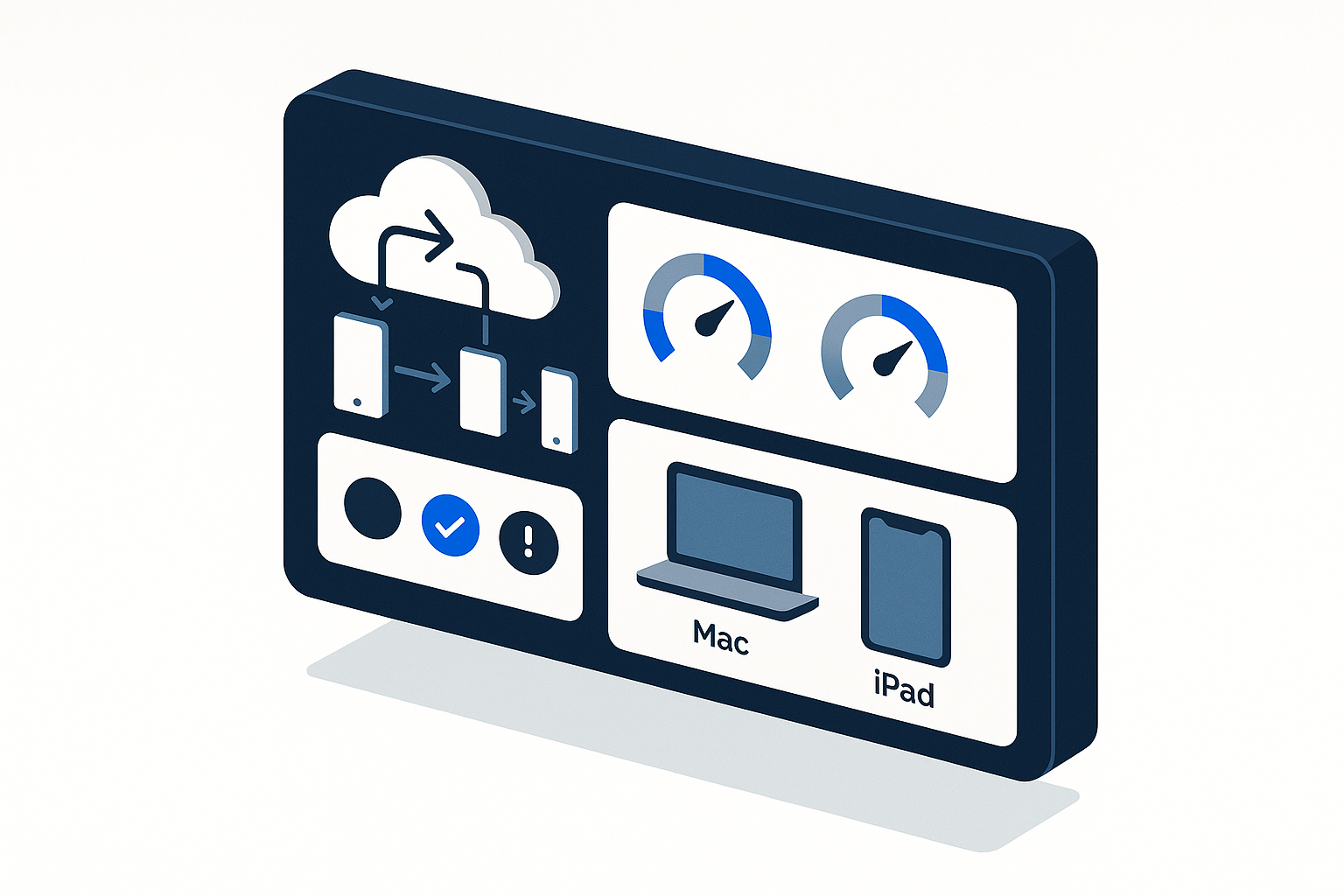 IruによるAppleデバイス管理の概念図