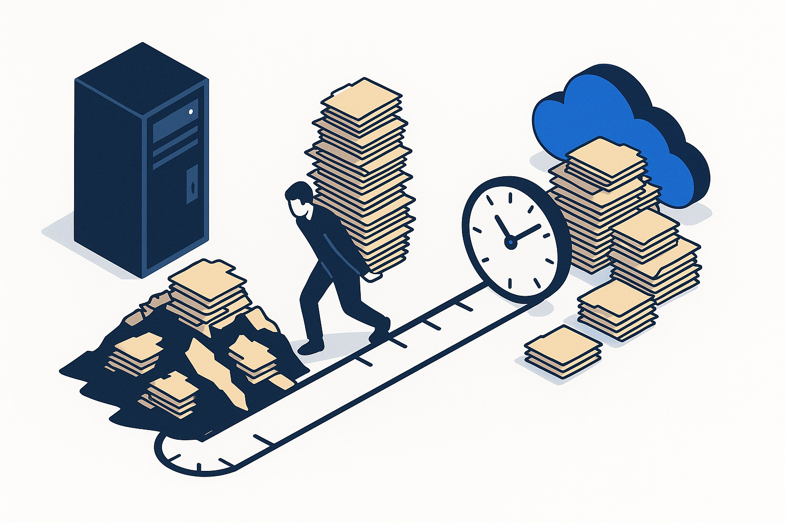 ファイルサーバー移行に膨大な時間がかかる