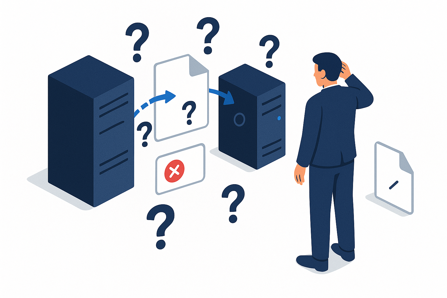 移行の成否・エラーを把握できない