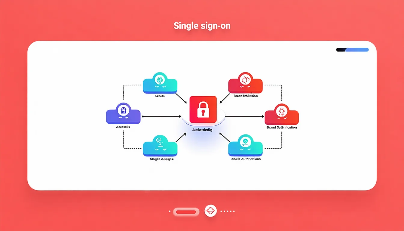 Oktaによるシングルサインオンの概念図